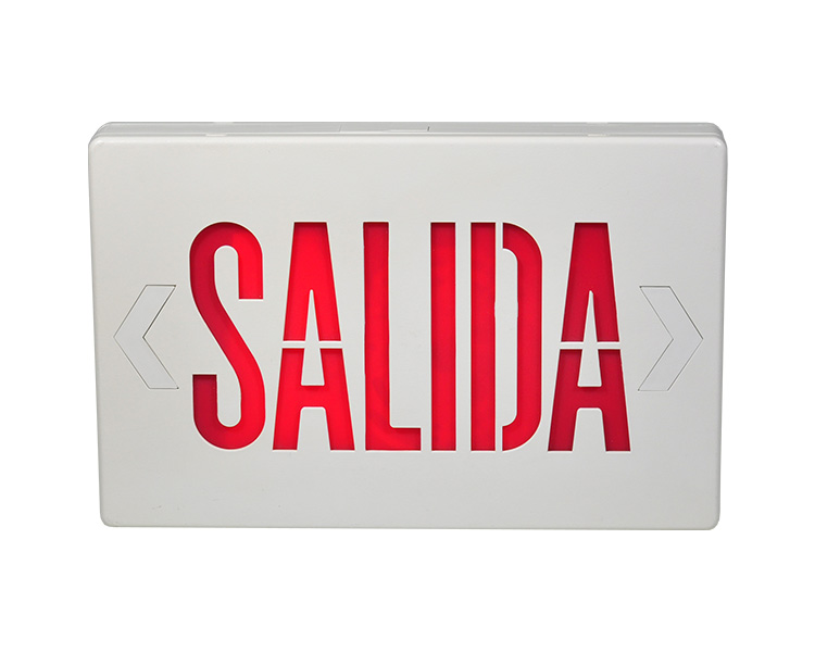 JEE2RWE-SA 6 Inch Culus Approved Salida Exit Signs