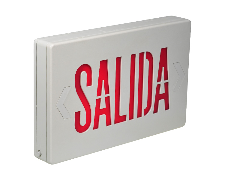 JEE2RWE-SA 6 Inch Culus Approved Salida Exit Signs