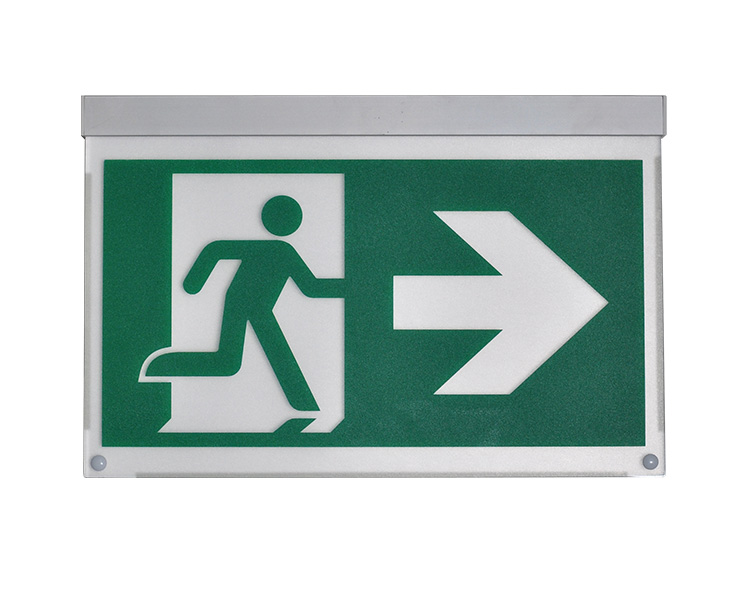 LE2916-A Aluminium Wall Mounted Single Face Exit Signs