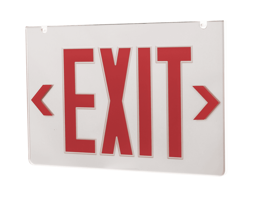 Mirror Exit Sign Acrylic Panel