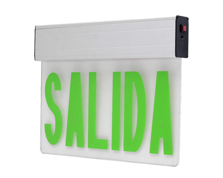 JEL1GW Single Face 6 Inch 12 LED Emergency Exit Sign