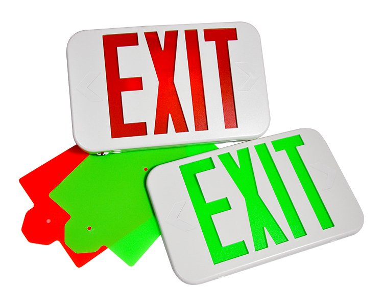 EZXTEU2BCWEM (EZCXTEU2BCWEM)-Bi-Color Compact Size LED Exit Sign