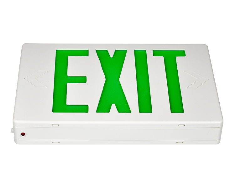 JEE2GWE-6 Inch Ul Approved Green Exit Signs