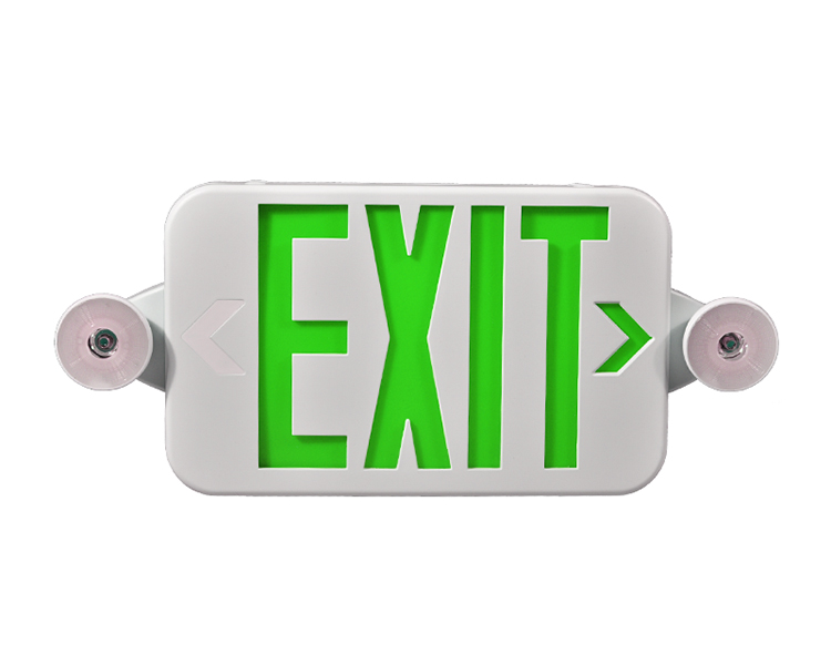 JLECE2GW-New Compact Green Exit Sign