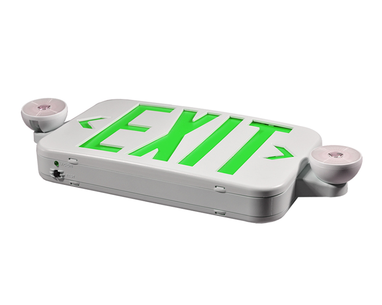 JLECE2GW-New Compact Green Exit Sign