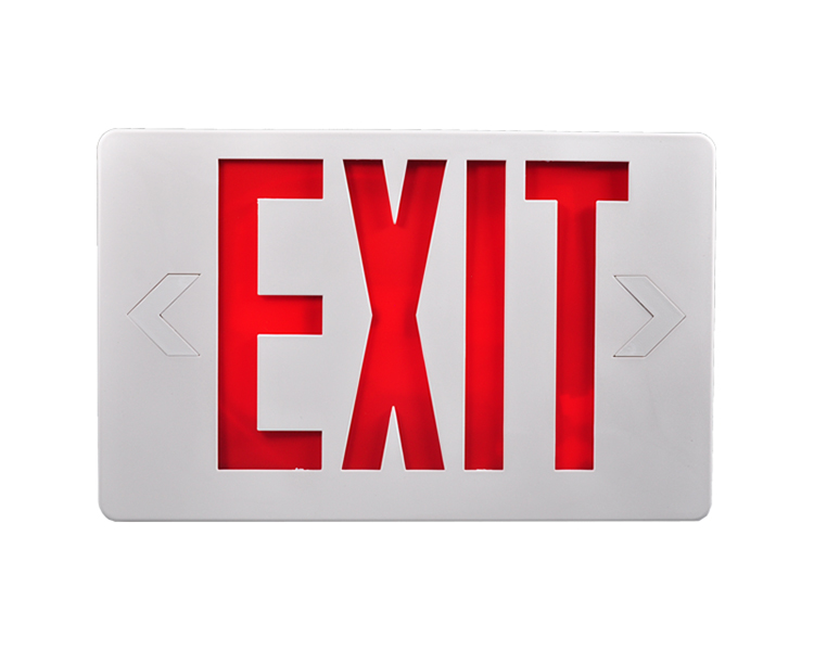 JLEED2RWEM-New Slim Red LED Exit Sign