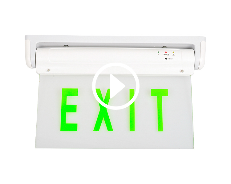 LE2912-5 or 10xgreen Leds Emergency Exit Sign