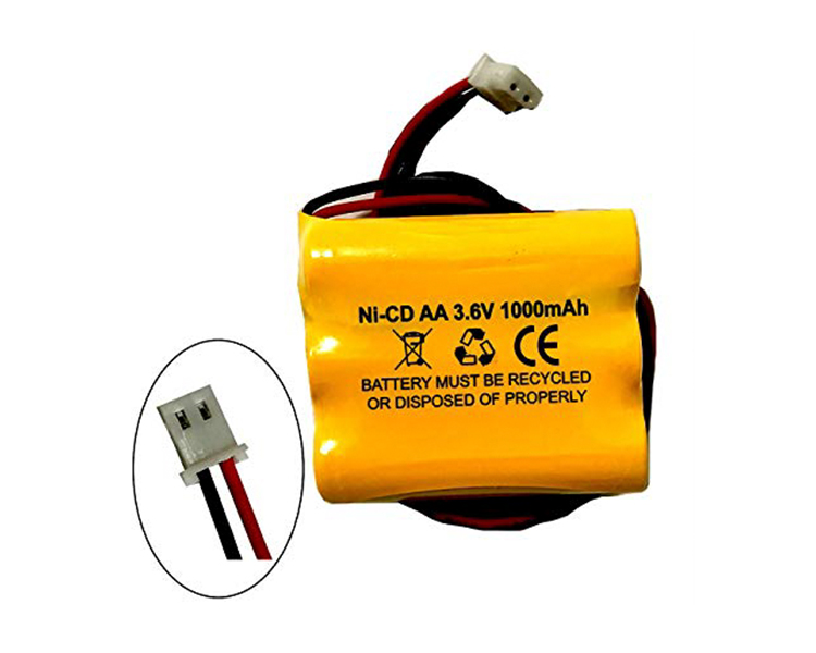 Ni-Cad Battery 3.6V 1000mAh